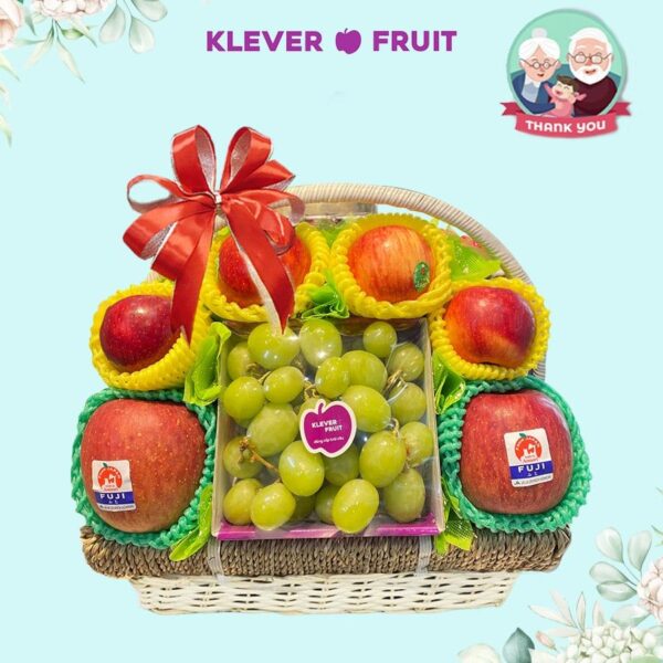 Giỏ quà cảm ơn Ông/ Bà - 03 - Quà Trái Cây - Klever Fruit