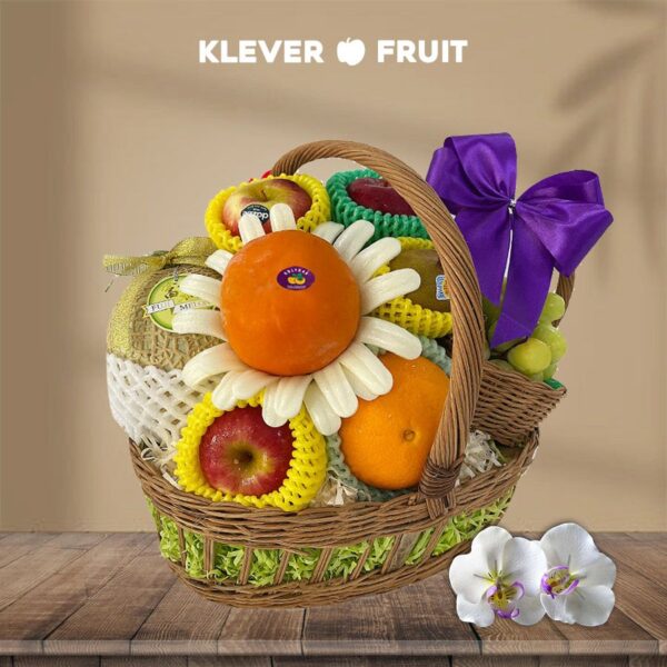Giỏ quà Chia buồn - 03 - Quà Trái Cây - Klever Fruit
