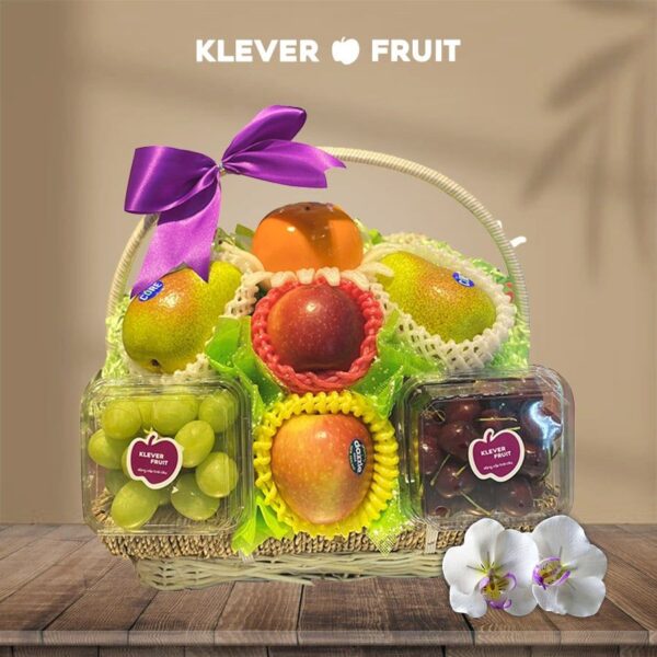 Giỏ quà Chia buồn - 02 - Quà Trái Cây - Klever Fruit