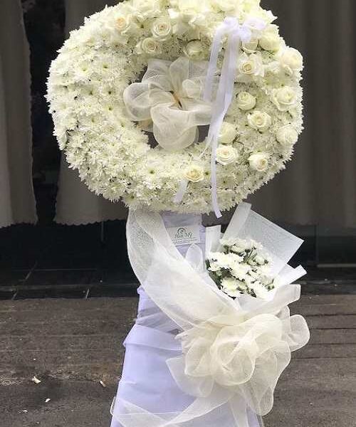 Hoa Cúc Trắng Đám Tang Đẹp Sang Trọng