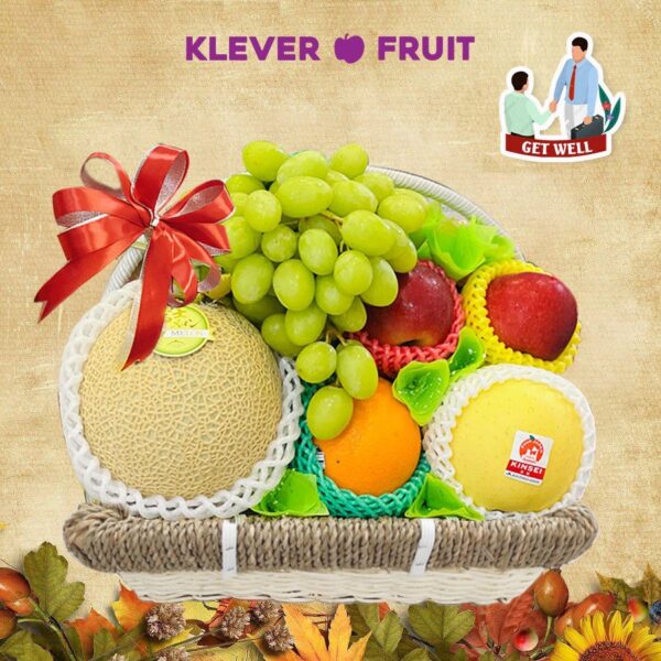 Giỏ quà chúc sức khỏe Đối tác/ Đồng nghiệp - 06 - Quà Trái Cây - Klever Fruit