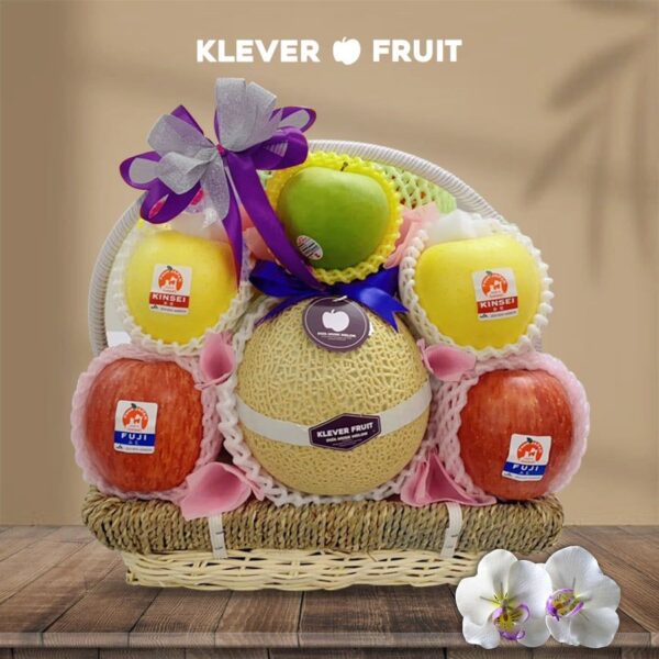 Giỏ quà Chia buồn - 04 - Quà Trái Cây - Klever Fruit
