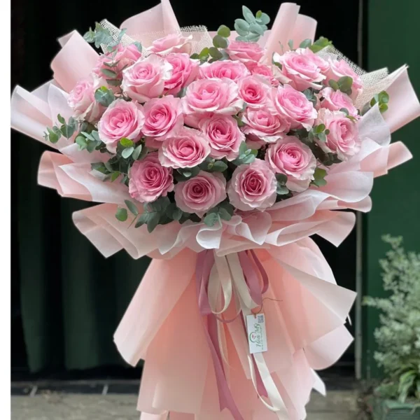 Hoa Hồng Sinh Nhật – Bó Hồng Nhập Khẩu Khổng Lồ