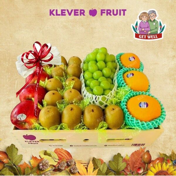 Hộp quà chúc sức khỏe Bố/ Mẹ - 05 - Quà Trái Cây - Klever Fruit