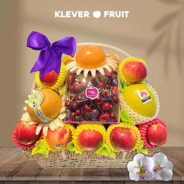Giỏ quà Chia buồn - 06 - Quà Trái Cây - Klever Fruit