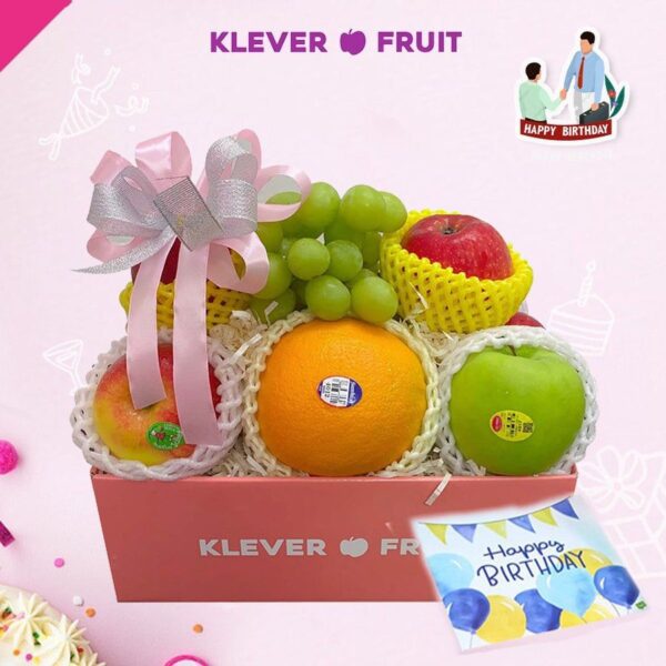 Hộp quà mừng sinh nhật Đối tác/ Đồng nghiệp - 01 - Quà Trái Cây - Klever Fruit