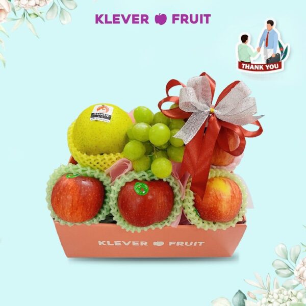 Hộp quà cảm ơn Đối tác/ Đồng nghiệp - 01 - Quà Trái Cây - Klever Fruit