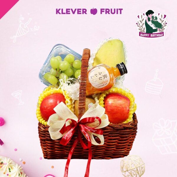 Giỏ quà mừng sinh nhật Anh ấy/ Cô ấy - 02 - Quà Trái Cây - Klever Fruit