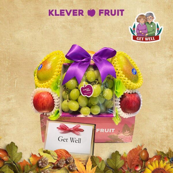 Hộp quà chúc sức khỏe Bố/ Mẹ - 01 - Quà Trái Cây - Klever Fruit