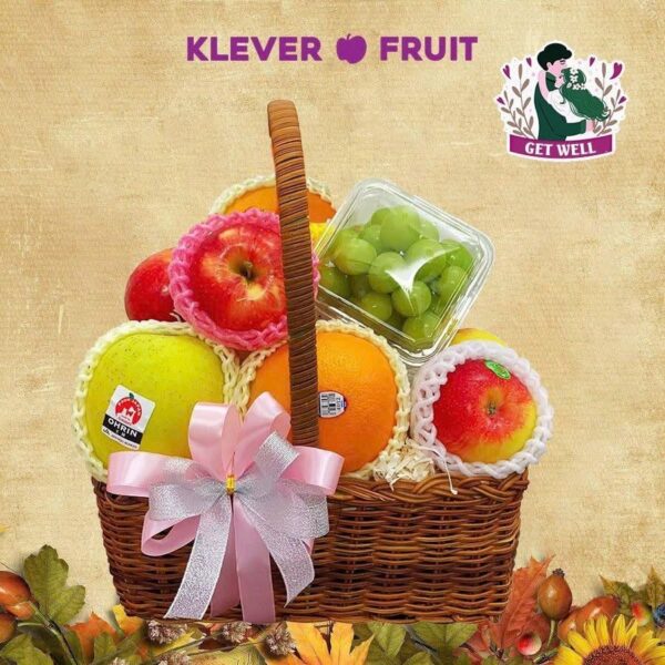 Giỏ quà chúc sức khỏe Anh ấy/ Cô ấy - 02 - Quà Trái Cây - Klever Fruit