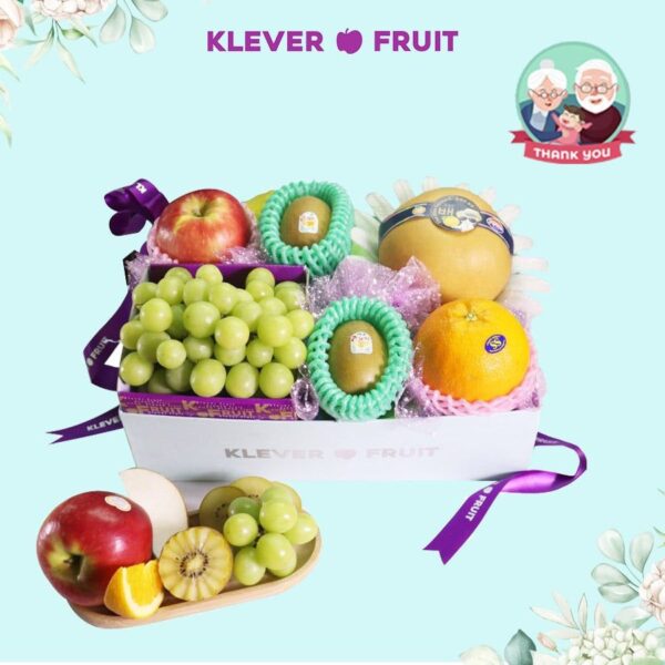 Hộp quà cảm ơn Ông/ Bà - 02 - Quà Trái Cây - Klever Fruit