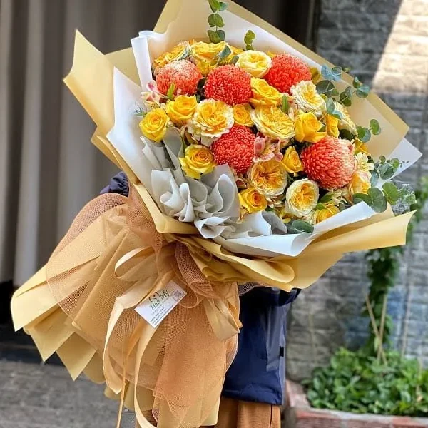 Hoa Cúc Khổng Lồ Sinh Nhật