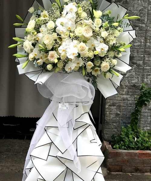 Mẫu Hoa Đám Tang Đẹp Sang Trọng Hiện Đại