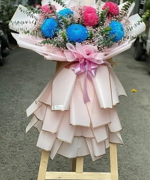 Hoa Cúc Mẫu Đơn Khai Trương