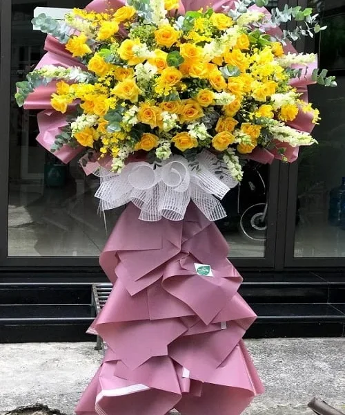 Kệ Hoa Khai Trương Đẹp Mới Lạ Độc Đáo