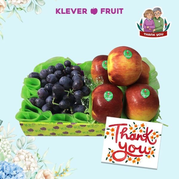 Hộp quà cảm ơn Bố/ Mẹ - 01 - Quà Trái Cây - Klever Fruit