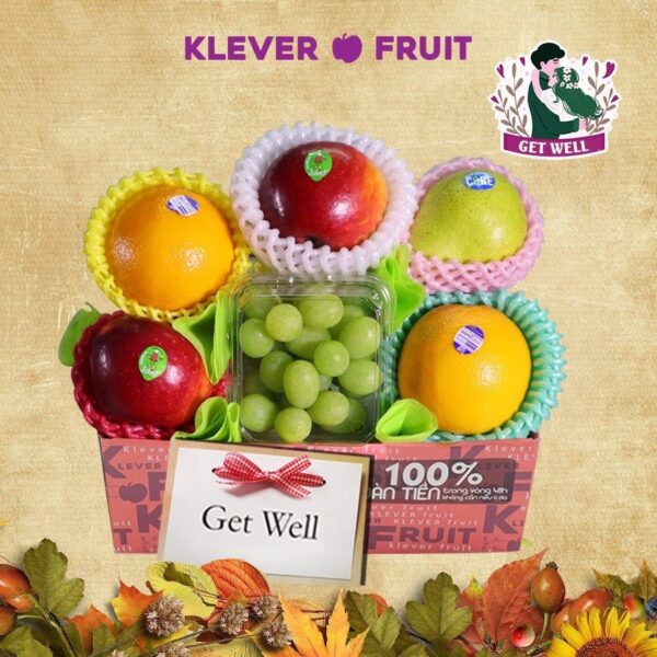 Hộp quà chúc sức khỏe Anh ấy/ Cô ấy - 01 - Quà Trái Cây - Klever Fruit