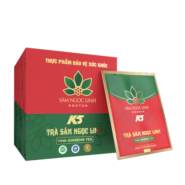 TPBVSK K5 Vina Giseng Tea (hộp 15 gói)