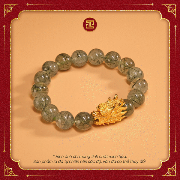 VÒNG THẠCH ANH TÓC XANH