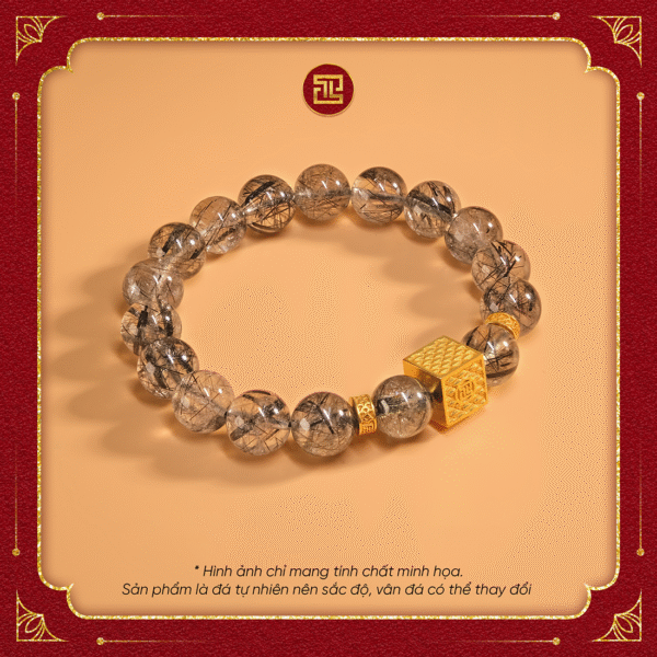 VÒNG THẠCH ANH TÓC ĐEN