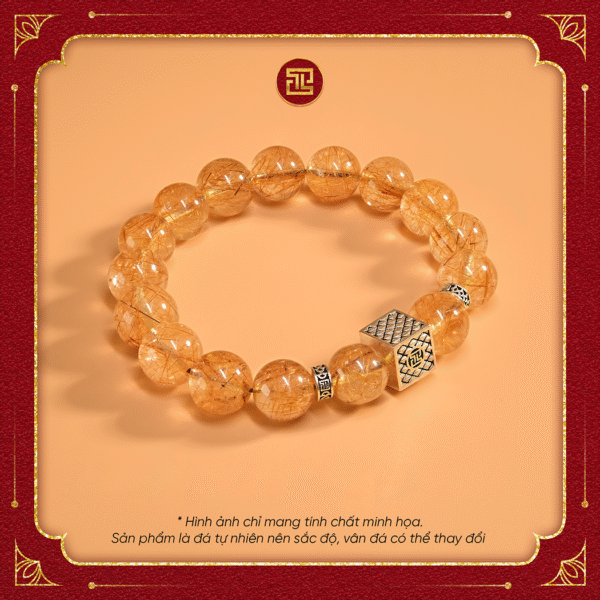 VÒNG THẠCH ANH TÓC NÂU 3A