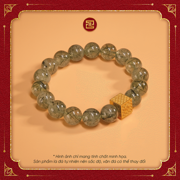 VÒNG THẠCH ANH TÓC XANH