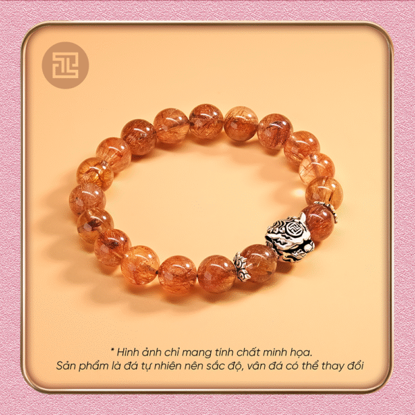 VÒNG THẠCH ANH TÓC NÂU 3A