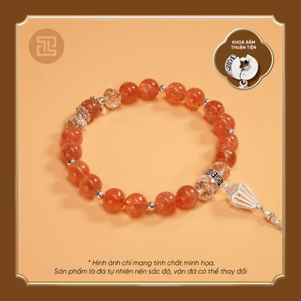 VÒNG SUNSTONE (PHỐI TRẮNG GIÁC)