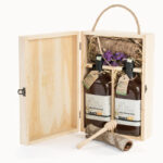 Hộp quà gỗ đôi mật ong hoa cà phê 850g