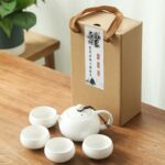 Bộ Ấm Chén Sứ Pha Trà 5 Món