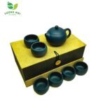 Bộ Ấm Chén Tây Thi Lam Sa, Nguyên Khoáng, Thủ Công 220ml