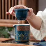 Bộ Ấm Trà Gốm Du Lịch Di Động - Image 4