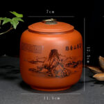 Hũ Đựng Trà Tử Sa, Hũ Chè Có Nắp Kín, Lọ Đựng Chè 230gr - Image 8