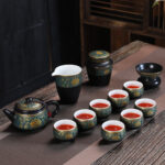 Bộ Ấm Chén Pha Trà Kim Liên Như Ý - Image 4