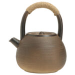 Bộ Ấm Đun Nước Gốm Sứ Giả Cổ Trúc Lâm Và Bếp Hồng Ngoại, Sang Trọng, Đẳng Cấp - Image 2