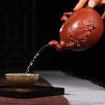 Bộ Ấm Chén Chu Sa Nho Sóc, Nguyên Khoáng, Thủ Công 320ml (Tùng Thử Bồ Đào) - Image 4