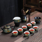 Bộ Ấm Chén Pha Trà Kim Liên Như Ý - Image 5