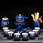 Bộ Ấm Chén Pha Trà Cối Xay SM004 Cây Lộc Vàng - Image 4