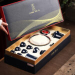 Bộ ấm chén pha trà Hoàng Cung Cổ Cẩm