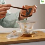 Chén Khải Cây Trúc Và Hoa Đào 200ml - Image 4