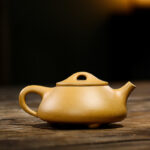 Bộ Ấm Chén Thạch Biều Đoàn Nê Cổ Thụ Mai, Đoàn Nê Nguyên Khoáng, Thủ Công 220ml - Image 5