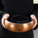 Bộ Ấm Tetsubin Bằng Đồng Và Bếp Hồng Ngoại - Image 2