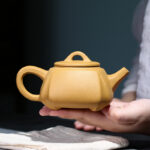 Bộ Ấm Chén Tứ Phương Đoàn Sa, Nguyên Khoáng, Thủ Công 270ml - Image 4