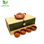 Bộ Ấm Chén Thạch Biều Tử Dã Tử Nê, Thủ Công 200ml - Image 2