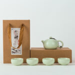 Bộ Ấm Chén Sứ Pha Trà 5 Món - Image 2