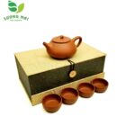 Bộ Ấm Chén Thạch Biều Cảnh Chu, Thủ Công 270ml - Image 2