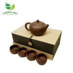 Bộ Ấm Chén Tử Sa Tây Thi Quê Nhà, Tử Sa, Thủ Công 350ml - Image 2