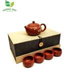 Bộ Ấm Chén Tây Thi Phúc Lộc Mai, Đại Hồng Bào Nguyên Khoáng, Thủ Công 250ml - Image 2