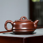 Bộ Ấm Chén Tử Sa Trúc Đoạn, Thủ Công 200ml - Image 2