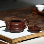 Bộ Ấm Chén Tử Sa Trúc Đoạn, Thủ Công 200ml - Image 5